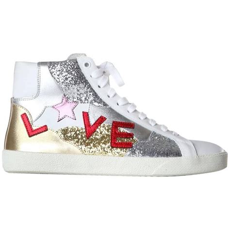 ysl sneakers glitter|ysl sneakers for men.